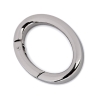 Karabiner Ring Oval 19/29mm Silber Gold Schwarz Altmessing