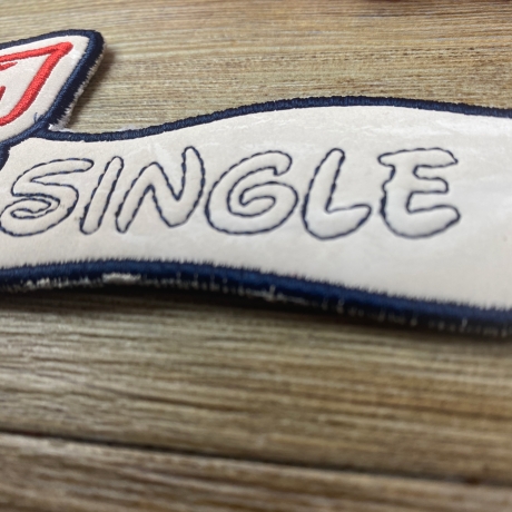 Stickdatei 3D-Anhänger SINGLE ON TOUR, 3D-Stick, Lesezeichen