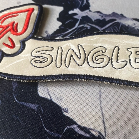 Stickdatei 3D-Anhänger SINGLE ON TOUR, 3D-Stick, Lesezeichen