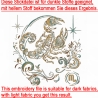 Neu Stickdatei Sternzeichen Skorpion LunaChild Zodiak