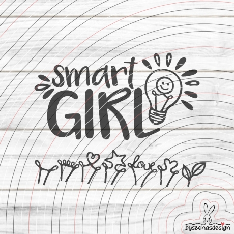 smart Girl Plotterdatei SVG DXF 