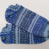 Gestrickte Sneaker Socken Gr.40/41 wollfrei mit Bambus