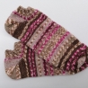 Gestrickte Sneaker Socken Gr.40/41 wollfrei mit Bambus