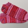 Gestrickte Sneaker Socken Gr.38/39 wollfrei mit Bambus