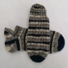 Gestrickte Sneaker Socken Gr.42/43 mit Fersenlasche Herren Damen