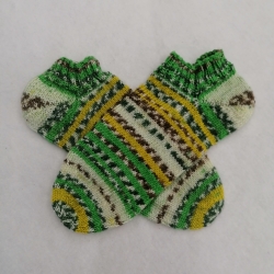 Gestrickte Sneaker Socken Gr.38/39 wollfrei & vegan mit Bambus