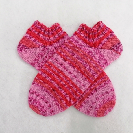 Gestrickte Sneaker Socken Gr.38/39 wollfrei & vegan mit Bambus