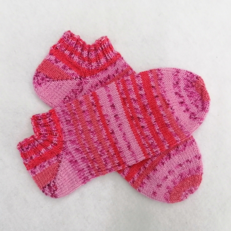 Gestrickte Sneaker Socken Gr.38/39 wollfrei & vegan mit Bambus