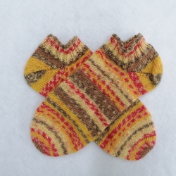 Gestrickte Sneaker Socken Gr.40/41 wollfrei & vegan mit Bambus