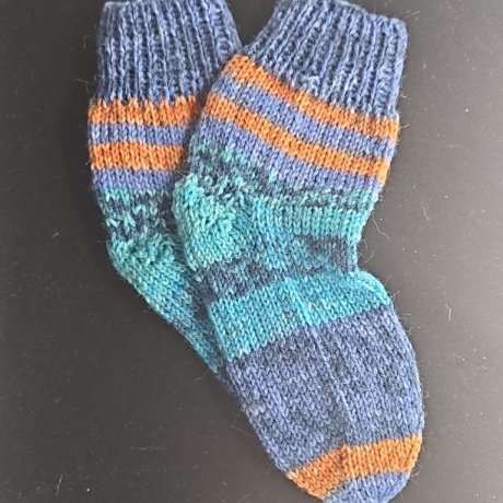 Socken, Strümpfe,  handgestrickt Gr. 22/23