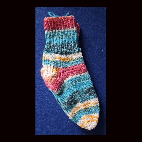 handgestrickte Socken - Strümpfe - Größe 18/19
