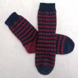 Wollsocken, Gr. 40/41 Stricksocken Socken Damen Herren Strümpfe 