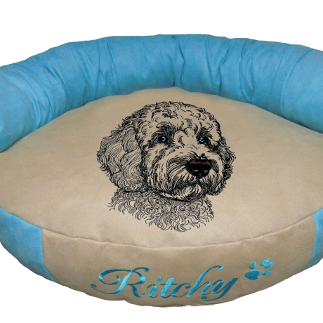 NEU Stickdatei Golden Doodle Chooper Hund 