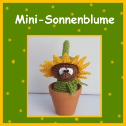 Häkelanleitung ♡ Mini-Sonnenblume♡ 