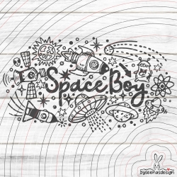Space Boy Plotterdatei SVG DXF
