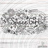 Space Girl Plotterdatei SVG DXF 