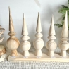 Handgefertigte Christbaumspitze aus Holz –  einzigartig & natur