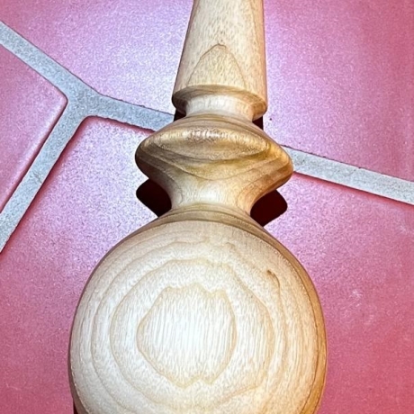 Handgefertigte Christbaumspitze aus Holz –  einzigartig & natur