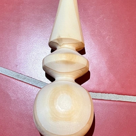 Handgefertigte Christbaumspitze aus Holz –  einzigartig & natur