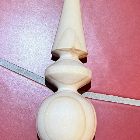 Handgefertigte Christbaumspitze aus Holz –  einzigartig & natur