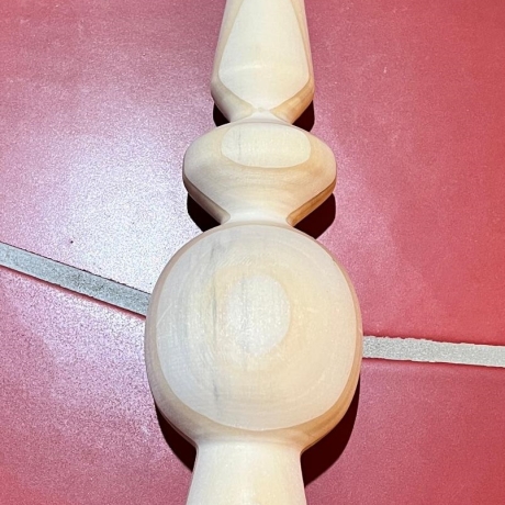 Handgefertigte Christbaumspitze aus Holz –  einzigartig & natur