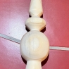 Handgefertigte Christbaumspitze aus Holz –  einzigartig & natur