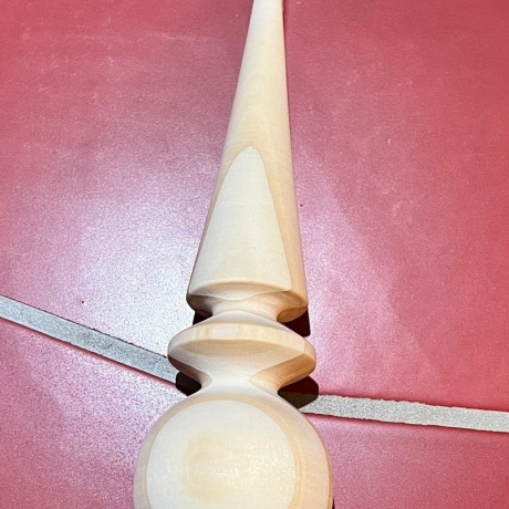Handgefertigte Christbaumspitze aus Holz –  einzigartig & natur