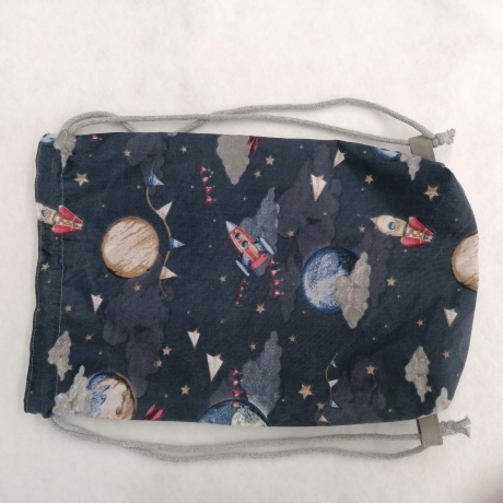 Sportbeutel Rucksack Turnbeutel Wäschebeutel Kinder Weltall
