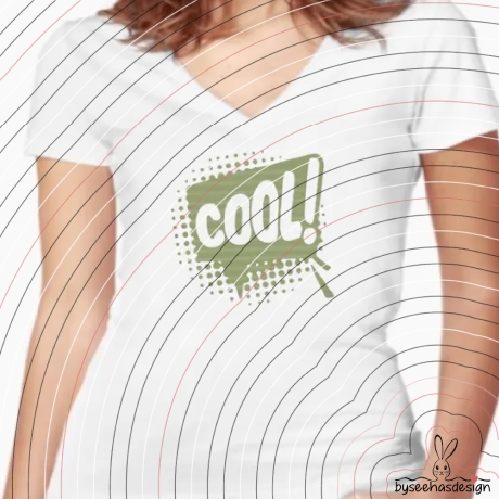 Sprechblase Cool Plotterdatei SVG DXF 