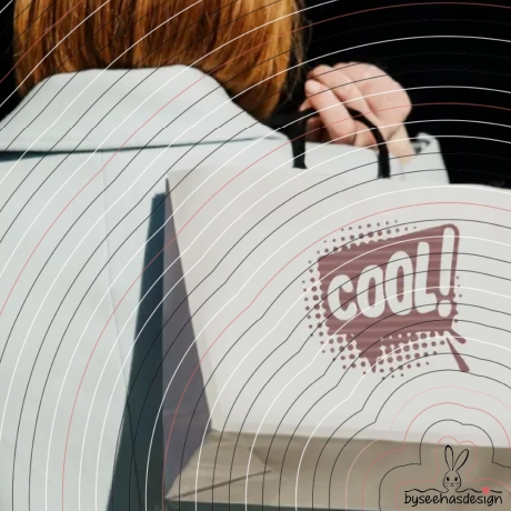 Sprechblase Cool Plotterdatei SVG DXF 