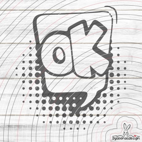 Sprechblase Ok Plotterdatei SVG DXF 