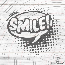 Sprechblase Smile Plotterdatei SVG DXF