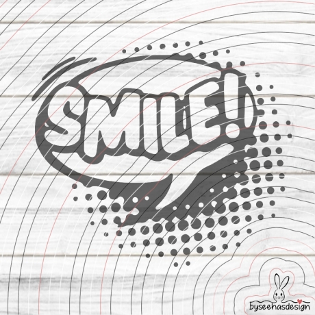 Sprechblase Smile Plotterdatei SVG DXF