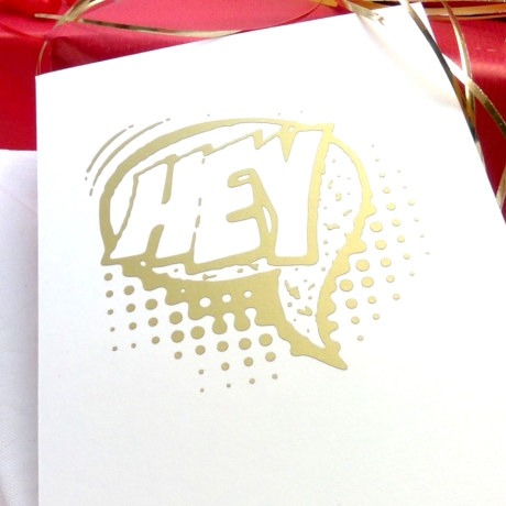 Sprechblase Hey Plotterdatei SVG DXF FCM