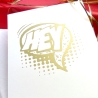 Sprechblase Hey Plotterdatei SVG DXF FCM