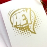 Sprechblase Hey Plotterdatei SVG DXF FCM