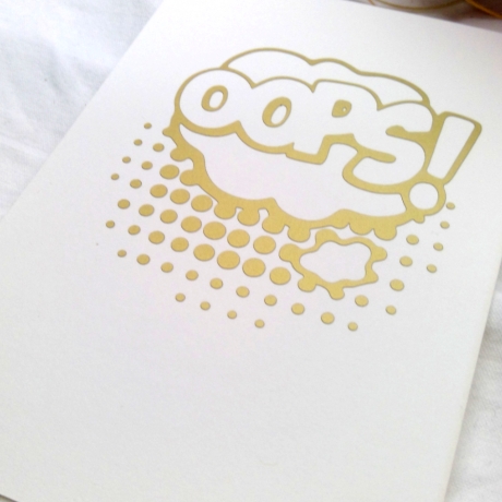 Sprechblase Oops Plotterdatei SVG DXF FCM
