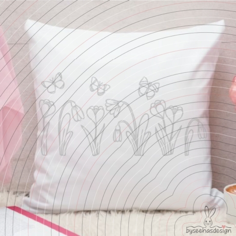 Spring Flowers Plotterdatei SVG DXF