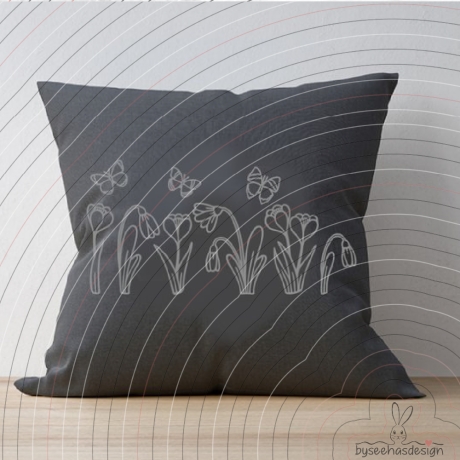 Spring Flowers Plotterdatei SVG DXF