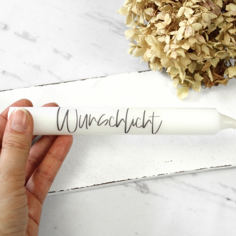 Stabkerze Geburtstag Schriftzug | Geburtstagskerze Geschenk