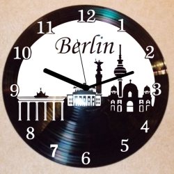 Schallplattenuhr Wanduhr Berlin