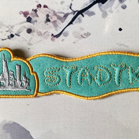 Stickdatei 3D-Anhänger STADTKIND, 3D-Stick, Lesezeichen