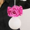 Romantische Lampe mit Blumen & Rosenblüten für das Mädchenzimmer