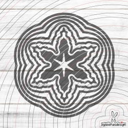 Stern Weihnachten 2 Plotterdatei SVG DXF