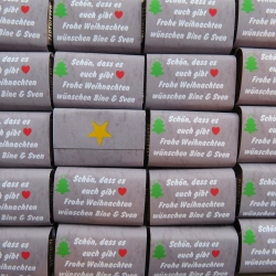 Weihnachten 20x Schokoladentäfelchen SAROTTI 