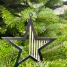 Weihnachtsstern z. Aufhängen, 3D-Druck Deko Tannenbaum Schriftzug
