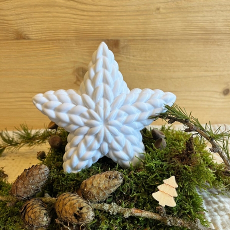 Sterne Wichtel Tannenbaum Strickoptik ** Weihnachtsdeko