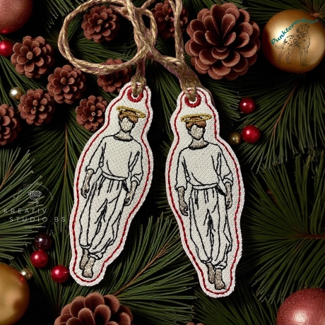 ITH-Geschenk-Anhänger Kontur | junger Mann | 2.89 x 8.47 cm