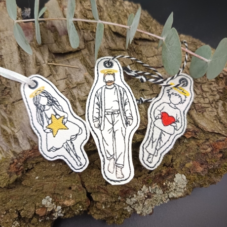 ITH-Geschenk-Anhänger Kontur | Set mit 16 verschiedenen Anhängern