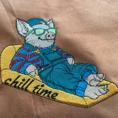 Herr Chill - nur keine Hektik | 13.10 x 12.77 cm | VS